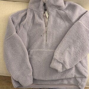 lululemon athletica lavender long fleece scuba